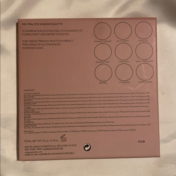 CARGO COSMETICS Nude Beach Eye Shadow Palette - Picture 3 of 3